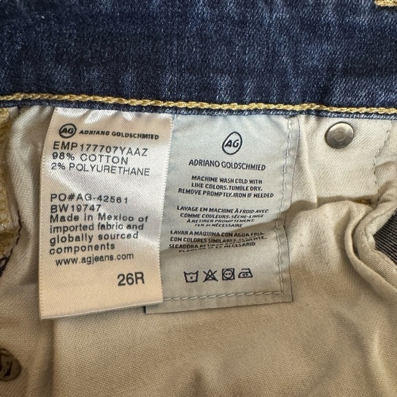 AG Adriano GoldSchmied The Farrah Skinny Ankle High Rise jeans 26 Reg - Picture 6 of 12